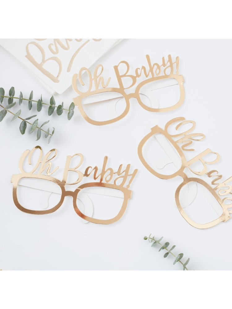 Ginger Ray OB-123 Oh Baby Fun Glasses main product photo