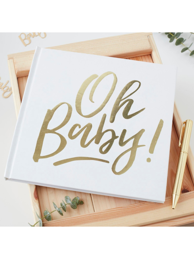Ginger Ray OB-128 Oh Baby Guest Book main product photo