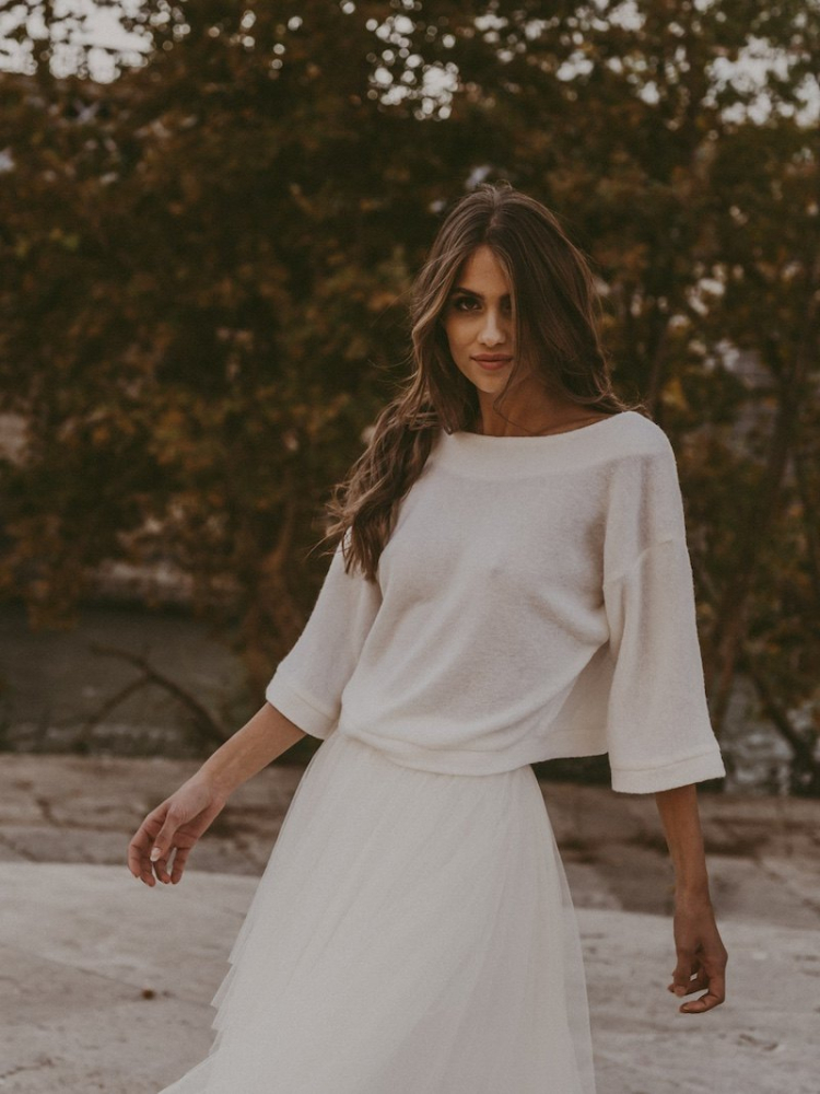 Novias REMI Sweater Ivory main product photo