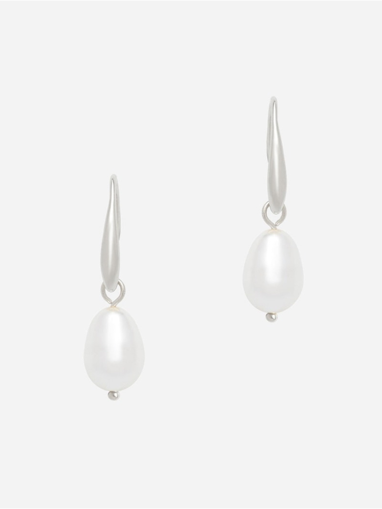Abrazi Earrings Julie Pearl Silver main product photo