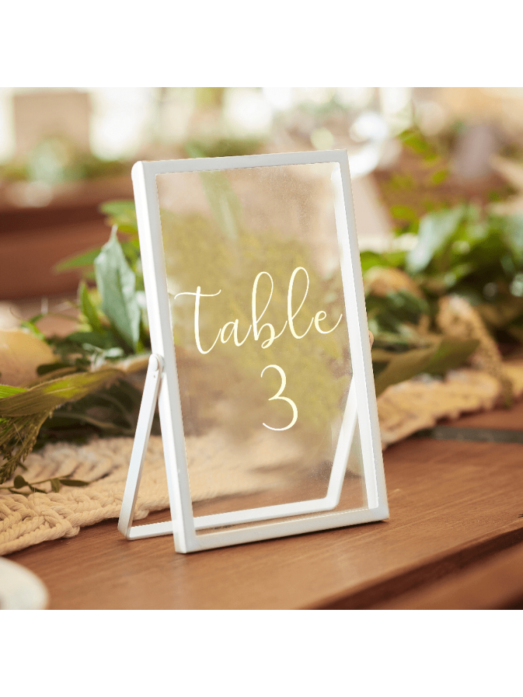 Ginger Ray PAMA-130 Customisable White Photo Frame main product photo