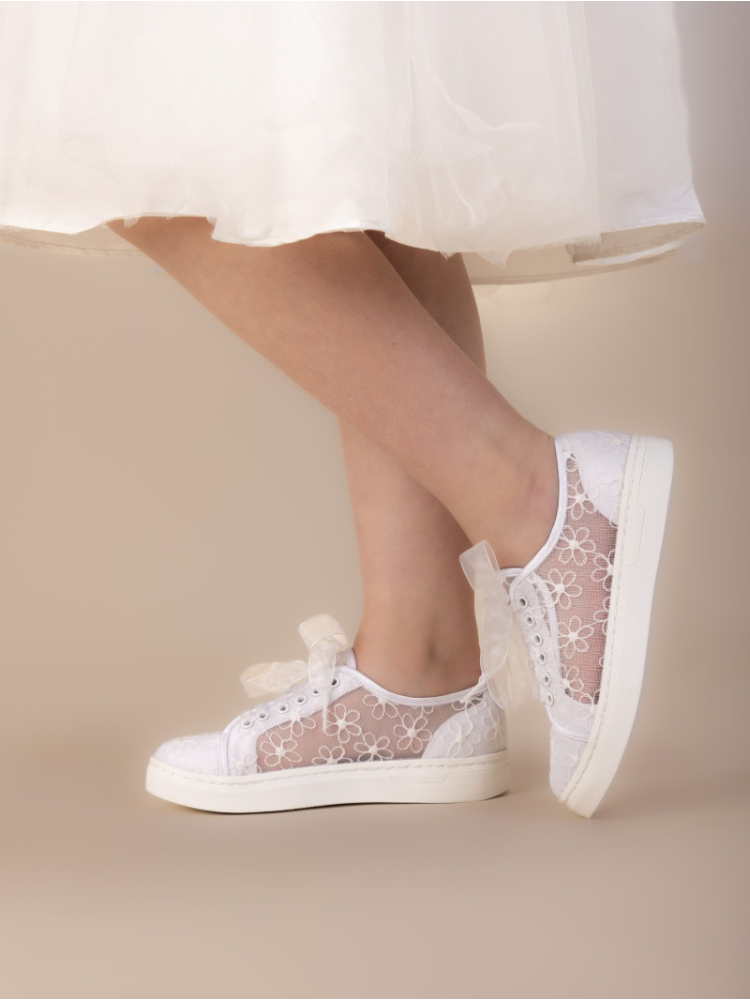 The Perfect Bridal Company Fifi Kids wedding sneakers main product photo