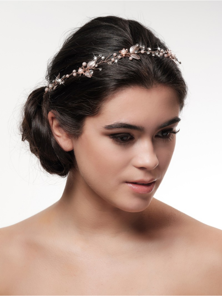 Poirier BB-8578 Hair Vine Rose Gold main product photo