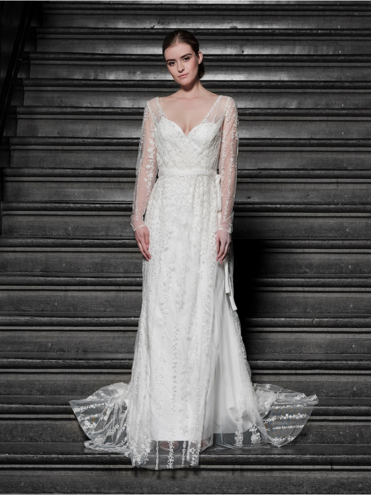 Poirier T-117 Kimono Dress Lace main product photo