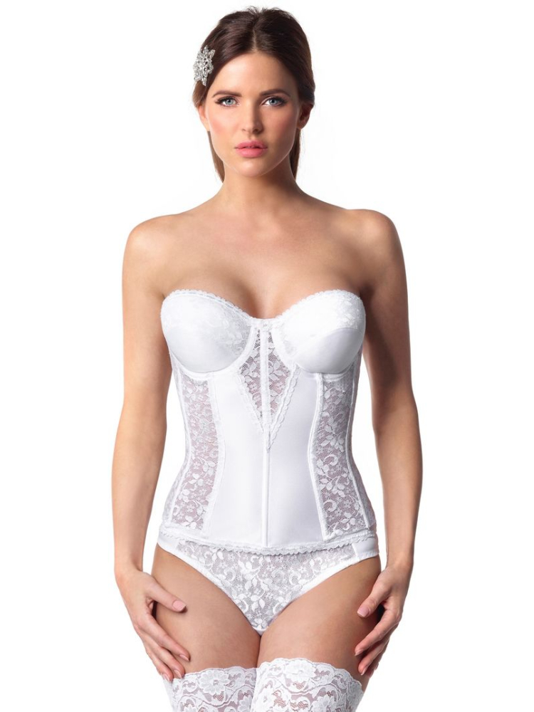 Poirier 423 Corsage 'Curve Collection' Ivory main product photo