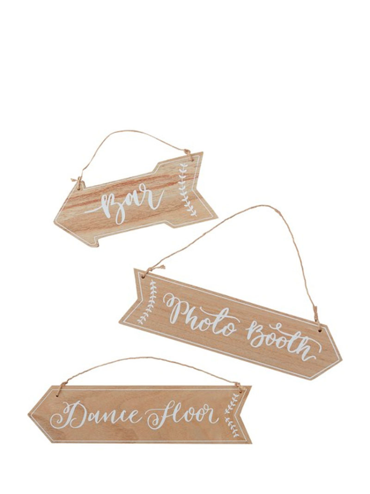 Wooden Arrow Signs - Boho main product photo