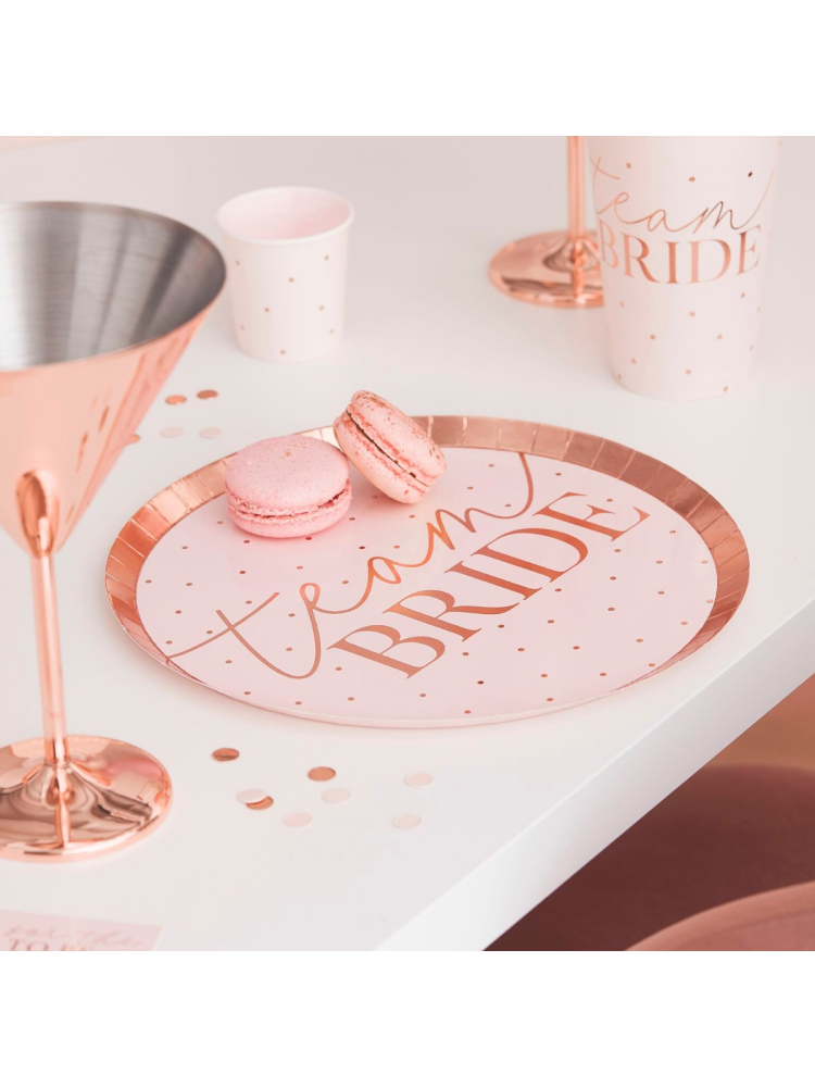 Ginger Ray HN-824 Blush Hen Plates main product photo