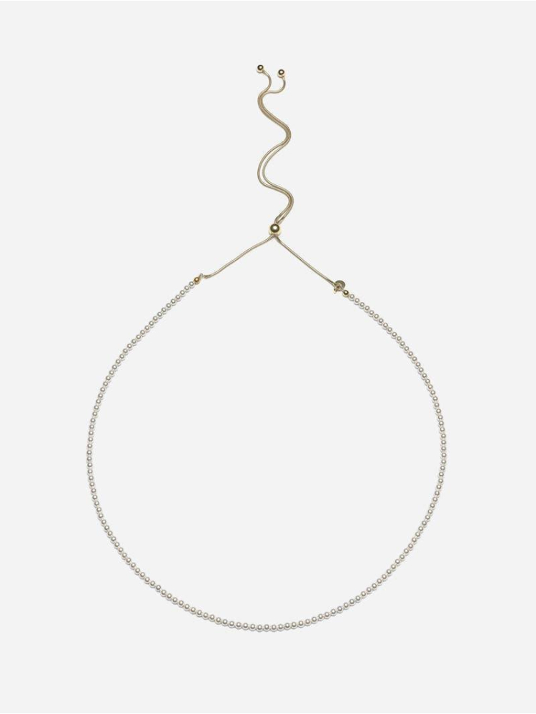 Abrazi Jorja Pearl Necklace Gold main product photo