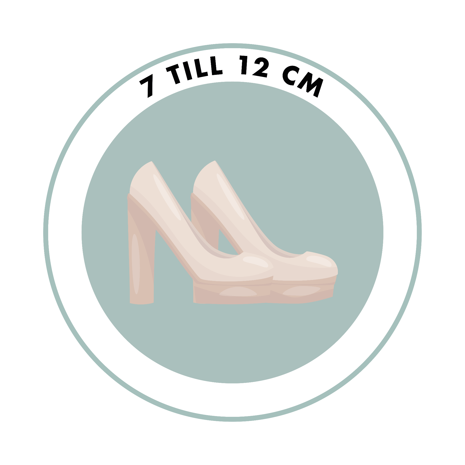 Platform 7 till 12 cm