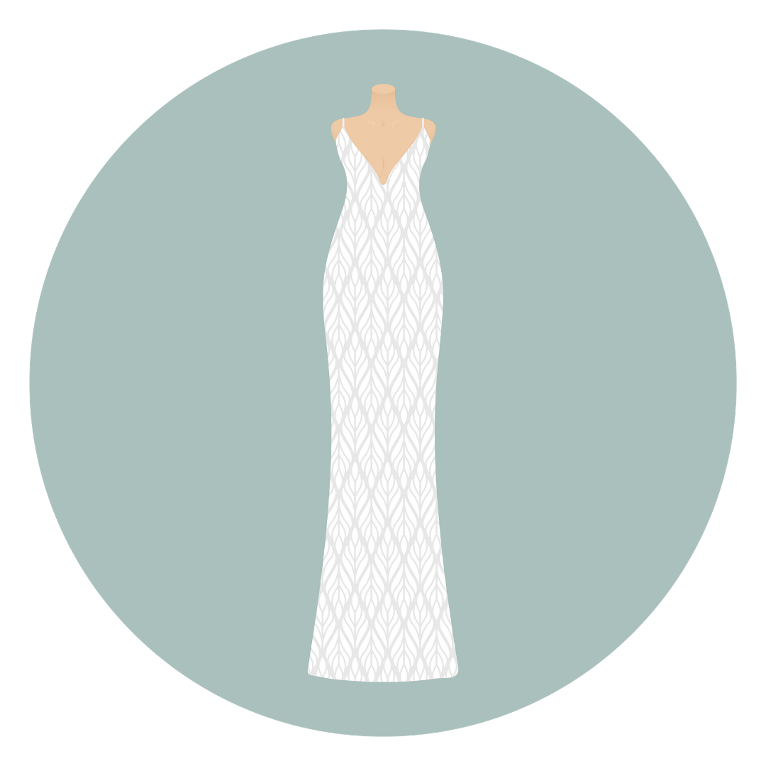 Bridal lingerie for lace wedding dress