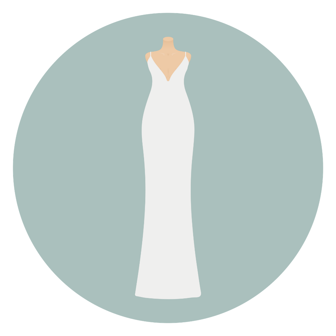 Bridal lingerie for v neck wedding dress