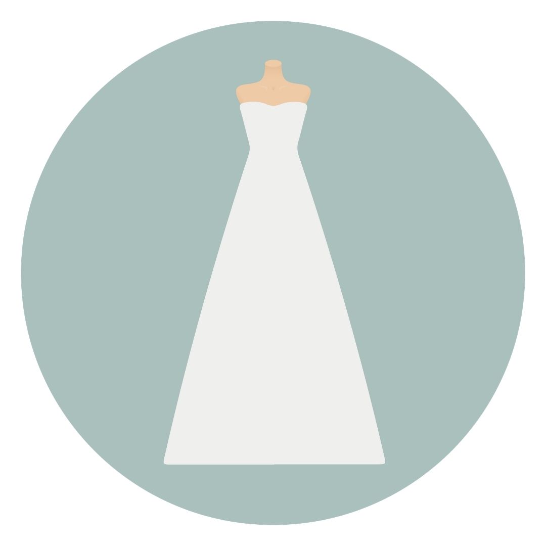 Petticoat for an A-line wedding dress