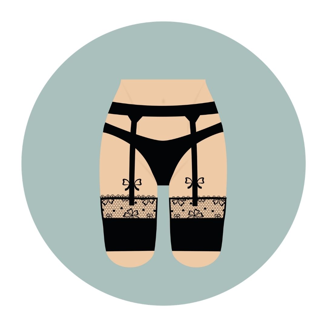 Bridal lingerie stockings for wedding dress