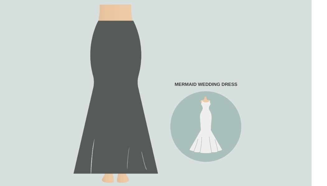Petticoat 1 hoop mermaid for wedding dress