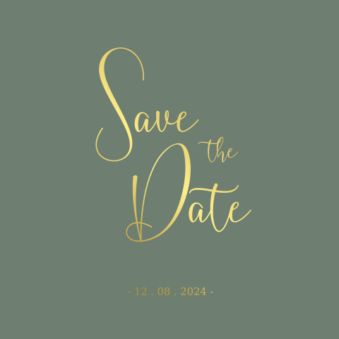 Save The Date Card