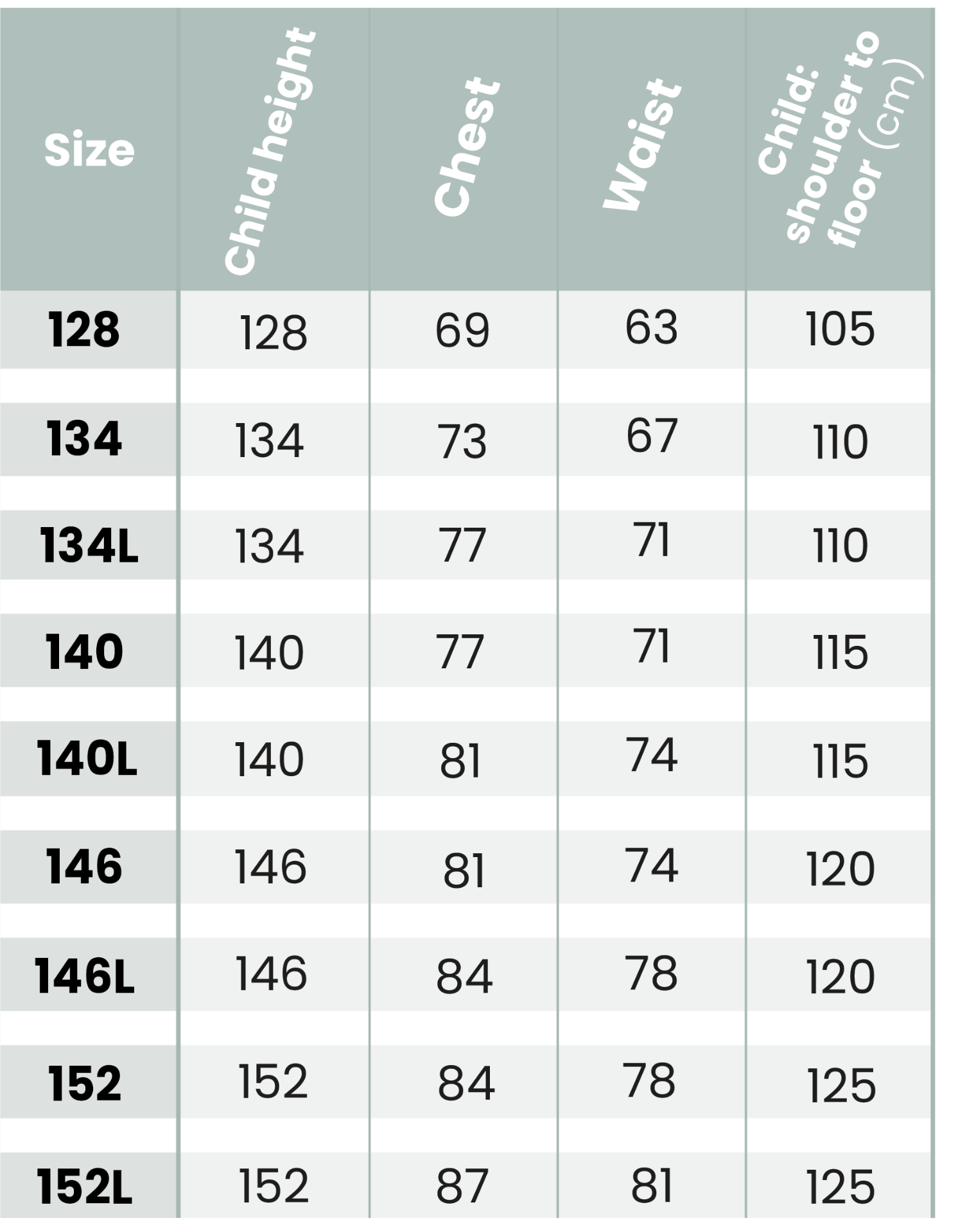 Size table communion dresses Lilly